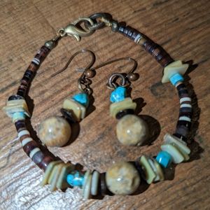 Quality Handmade earrings & bracelet set